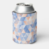 Weiche blaue Orangendreiecke Dosenkühler (Kanne Rückseite)