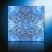 Weiche Blues Waves & Curves Fliese