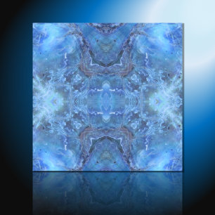 Weiche Blues Waves & Curves Fliese