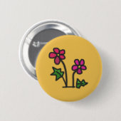 Weiche Blume Button (Vorne & Hinten)