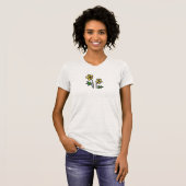 Weiche Blume Gelb T-Shirt (Vorne ganz)