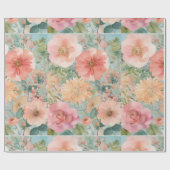 weiche Blume Geschenkpapier (Flach)