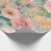 weiche Blume Geschenkpapier (Ecke)