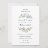 Weiche Blume mit Luftmatte Save The Date (Vorderseite)