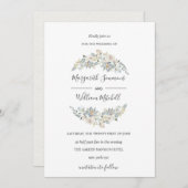 Weiche Blume mit Luftmatte Save The Date (Vorne/Hinten)