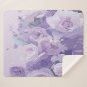 Weiche Blume Sherpadecke (Vorderseite (Horizontal))