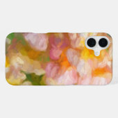 Weiche Blumen Gemalte Abstrakt iPhone Hülle (Rückseite (Horizontal))