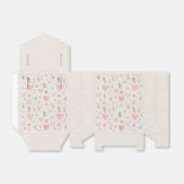 Weiche Blumen-Herzen-Geschenkbox Geschenkschachtel (Ungefaltet)