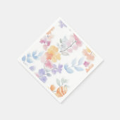 Weiche Blumenpasten Serviette (Ecke)