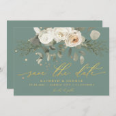 Weiche Blumenzwiese Save The Date (Vorne/Hinten)