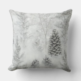 Weiche Blush Winter Wonderland Kissen