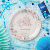 Weiche Blüte Blumenbeete Tee Party Brautparty Pappteller (Party)