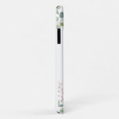 Weiche Blüte mit Blätter und Blume aus Tiny Buddin Case-Mate iPhone Hülle (Hinten/Rechts)