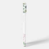 Weiche Blüte mit Blätter und Blume aus Tiny Buddin Case-Mate iPhone Hülle (Rückseite / Rechts)