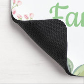 Weiche Blüte mit Blätter und Blume aus Tiny Buddin Mousepad (Ecke)