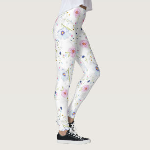 Weiche Blütenblüten   Benutzerdefinierte Mode-Legg Leggings