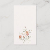 Weiche Blütenblütenblütenspülung Kinderdusche Begleitkarte (Rückseite)