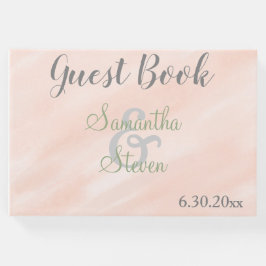 Weiche Blütenfarbe Grüne Farbe Gästebuch