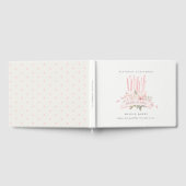 Weiche Blütenkuchen-Kerzen jeden Geburtstag Gästebuch (Voll)