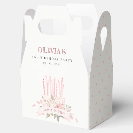 Weiche Blütenkuchen-Kerzen jeden Geburtstag Geschenkschachtel (Geöffnet)