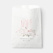 Weiche Blütenkuchen-Kerzen jeden Geburtstag Geschenktütchen (Vorderseite)