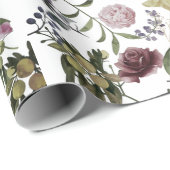 weiche Blütenunterlage Geschenkpapier (Rolleneckpunkt)