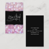 Weiche Bokeh Glitzer-Glitzern Visitenkarte (Vorne/Hinten)