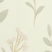 Weiche Botanische Kinderzimmer-Tapete - Neutralgrü Tapete (Naht)