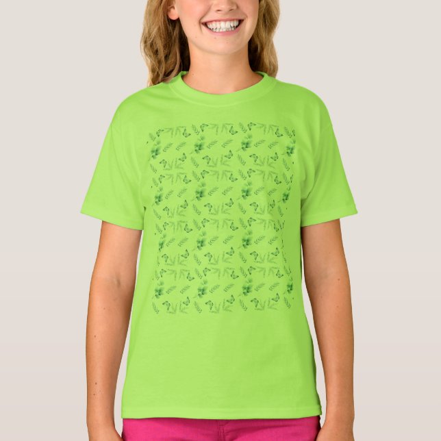 weiche botanische  T-Shirt (Vorderseite)