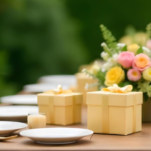 Weiche Butter Gelb #F6E7B8 Wrapper Paper Geschenkpapier