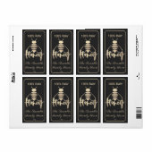 Weiche Champagner Gold 100% Rohhoney Bee Label (Vorne)