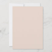 Weiche Champagner-Mint-Blatt-Hochzeit Einladung (Rückseite)