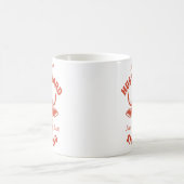 Weiche dem harten Arbeiten Cow  Kaffeetasse (Mittel)