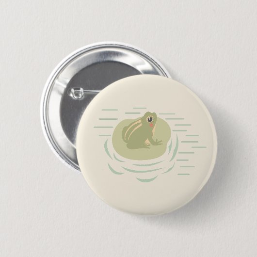 Weiche Dschungel Frösche & Vögel Button (Vorne & Hinten)