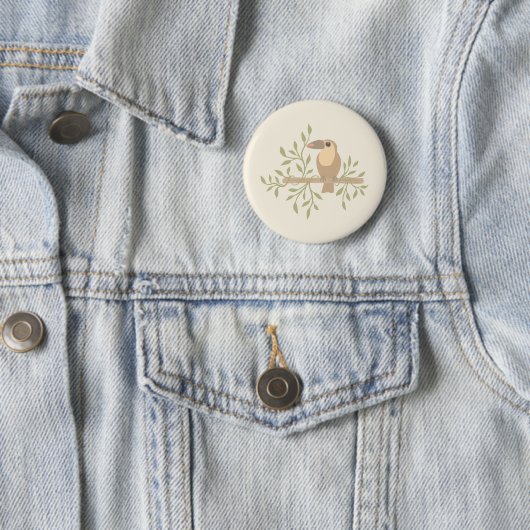 Weiche Dschungel Frösche & Vögel Button (Beispiel)