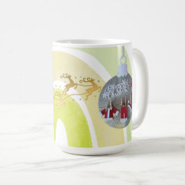 Weiche einfache lustige süße Weihnachtsglocke Kaffeetasse