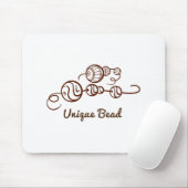 Weiche, einzigartige Perlen auf einem String Bead  Mousepad (Mit Mouse)