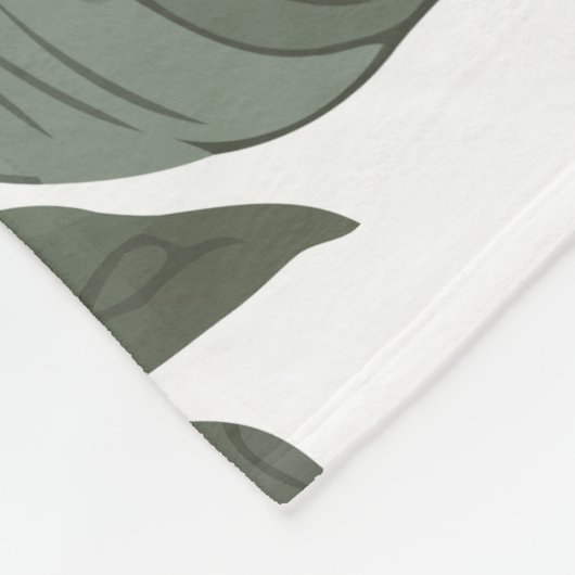 Weiche Eleganz: Weich rosa Blumenstrauß Fleecedecke (Ecke)