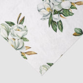 Weiche Farbe Magnolia Muster Blau Seidenpapier (Ausschnitt)