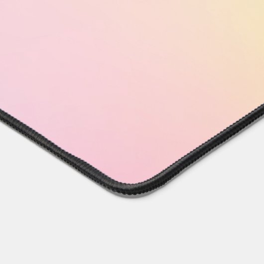 Weiche Farben Farbverlauf irisierender Hintergrund Schreibtischunterlage (Ecke)