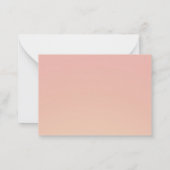 Weiche Farben Osterei und Frühlingsmilch Blume Mitteilungskarte (Rückseite)