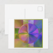 Weiche Farben Postkarte (Vorne/Hinten)