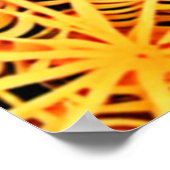 Weiche Farben: Spiderweb Art Poster (Ecke)