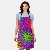 Weiche Farben: Spiderweb Art Schürze (Getragen)