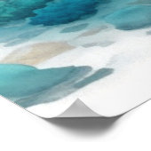 Weiche Farben Unterwasser Korallenriff 5:4 Poster (Ecke)