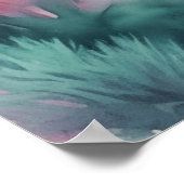 Weiche Farben Unterwasser Korallenriff 5:4 Poster (Ecke)