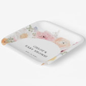 Weiche, farbenfrohe Pastelle Pappteller (Gewinkelt)