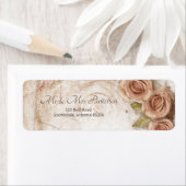 Weiche farbige Rose Hochzeitsstimmung Rücksendeadr (Insitu)