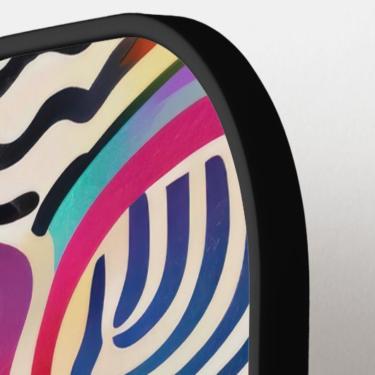 Weiche Farblinien Pickleball Schläger (Linke Seite)