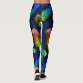 Weiche Feder Leggings (Rückseite)